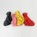 Children's dinosaur down jacket children's hooded solid down jacket cartoon winter coat