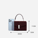 Winter Classic Compact Bag Matte Leather Women Crossbody Bag Chain Strap Shoulder Bag