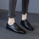 Women Genuine Leather Flat Shoes Office Lady Casual Single Shoes Footwear