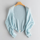 Cashmere Shawl Women Short Knitted Cardigan Suitable All Seasons Butterfly Patterned Small Shawl