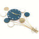 Wall Clock Without Drilling Operated Silent Hot Air Balloon Decor Simple Clock