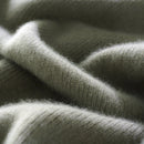 Luxury Men's Cashmere Sweater Half Height O-Neck Pullover Business Casual Knitted Shirt Autumn Winter Warm