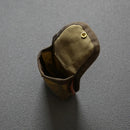 Genuine Leather Coin Purse For Men Vintage Bag Cigarette Case Key Card Holder Loop Storage Pouch