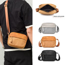 Unisex Vintage Crossbody Bag For Male Environmentally Friendly Materials Handbag Multifunction Single Shoulder