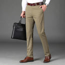 Men Business Office Suit Pants Spring Summer Streetwear Male Clothing Loose Solid Casual Straight Full Trousers