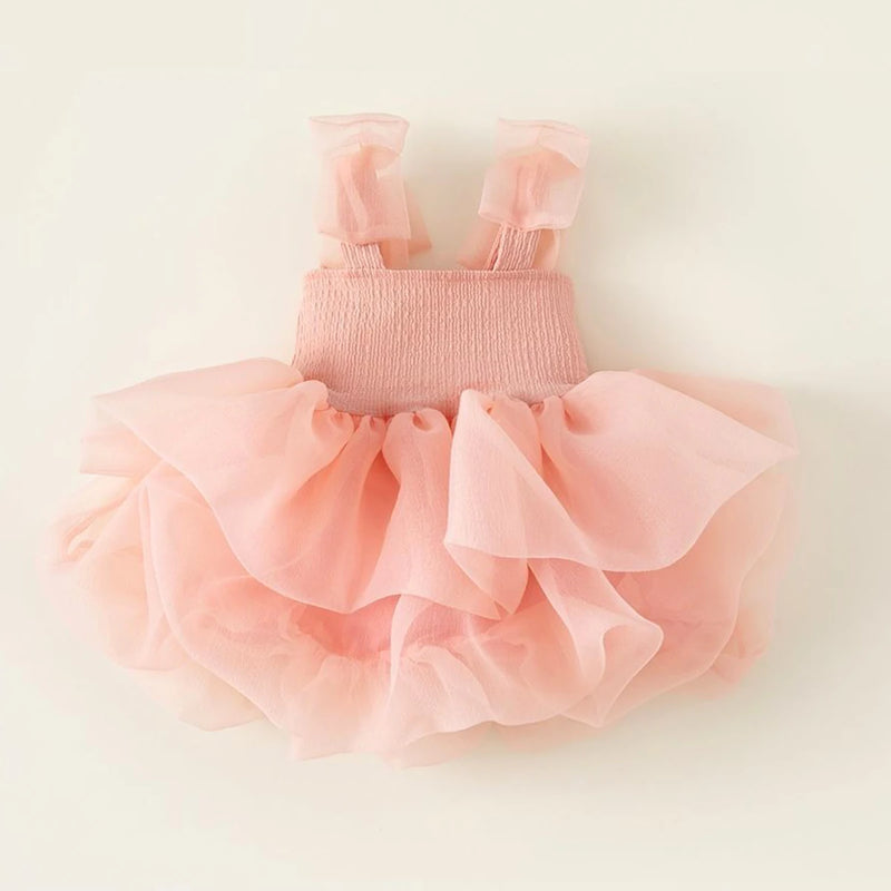 Summer Baby Girls Black Dress Formal Occasion Birthday Party Gown Children Clothing Infant