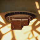 Cool Punk Motorcycle Style Waist Bag Retro Outdoor Adjustable Belt Bag Fanny Pack