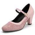 Pink high-heeled shoe with a strap on a white background, Obroi