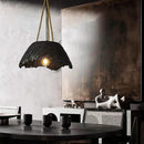 Nordic Vintage Hemp Rope Chandelier Pendant Lights Designer Homestay Study Bedside Hanging Lamp Fixture