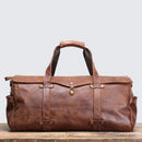 Retro men's leather portable travel bag leather one shoulder crossbody bag luggage bag
