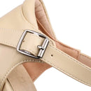 Female Pumps Square Toe Block Heels 9cm Platform 2cm Buckle Strap Hollow Concise Daily Women Shoes