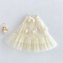 New Baby Summer Girls Boutique Newborn Floral Dress, Princess Kids Sweet Party Dress 0-5