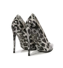 women Pumps Thin high heels Pointed Toe Shallow Slip-On Leopard women's
