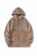 Autumn and Winter Men's and Women's Fleece Stand Neck Jacket Couple Zipper Loose Warm Lamb Wool Coat