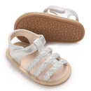Summer 0-1Y Solid Color Comfortable Baby Girl Sandals Breathable Summer