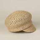 Women's Open-Weave Newsboy Cap Lightweight Summer Hat Casual Vacation Cap