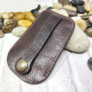 Thin Key Case Leather Drawstring Key Holder Mini Key Bag Small House Keys Organizer Wallet Pouch