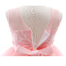 Kids Wedding Bridesmaids Long Dresses Beaded Embroidery Lace Children Girls Ball Gowns Dinner Formal Occasion Evening