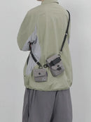 Magnetic Buckle Multifunction Waterproof Crossbody Bag Outdoor Travel Cycling Key Coin Purse Card Holder