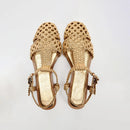 Hand-woven Sandals Women Hollow Toe Flat Casual Sandals  Summer Beach Vacation Sandals