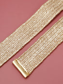 Spring Straw Woven Elastic Stretch Waist Belt Boho Dress Braided Belts for Women