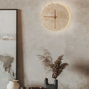 Natural Stone Clock Art Decoration Wall Lamp Interior Wall Lights Bedroom Decor Led Sconce