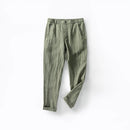 Linen Men Dress Pants Summer Pants Men Loose Trousers