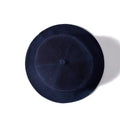 Navy blue knit beret on a white background, Obroi