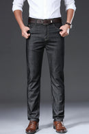 Men Jeans Summer Thin Breathable Soft Mid Straight Regular Men's Jeans Trousers Mens Clothing