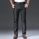 Men Jeans Summer Thin Breathable Soft Mid Straight Regular Men's Jeans Trousers Mens Clothing