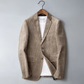 Autumn Winter Handsome Men Slim Casual Corduroy Suit Jacket