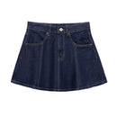 Women's Denim Mini Skirt Spring/Summer Casual Women's Half Skirt