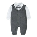 Gentleman Baby Boy Rompers Baby Clothes Boys Clothes Spring Autumn Infant Clothing 3-24 Months