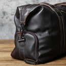 Leather Men Travel Bag Natural Handbag Casual Shoulder Messenger Bag Large Capacity Luggage Bag
