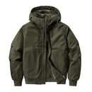 Green jacket with a hood on a white background, Obroi