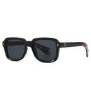 Sunglasses Women Square Gradient Shades UV400 Retro Rivets Men Sun Glasses