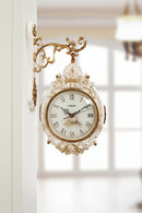 Double-sided Wall Clocks Art Decoration Clocks Living Room Elegant Clock Silent Luxury Wall Watch Aesthetic Decorations
