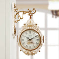Double-sided Wall Clocks Art Decoration Clocks Living Room Elegant Clock Silent Luxury Wall Watch Aesthetic Decorations