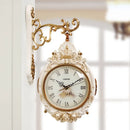 Double-sided Wall Clocks Art Decoration Clocks Living Room Elegant Clock Silent Luxury Wall Watch Aesthetic Decorations