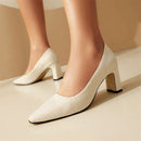Women's Medium Heels Pumps Elegant Shoes