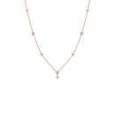 925 Sterling Silver Choker Necklace Moissanite Pendant Necklaces for Women Jewelry Gift