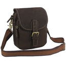 Leather Men messenger bag Genuine Leather shoulder bag for man Crossbody Bag Small Sling Casual Bag Brown