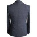 Obroi Back view of a gray suit jacket on a white background