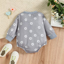 Spring Autumn Floral Newborn Baby Girl Clothes Baby Girl Cotton Long Sleeve Rompers for 0-18M Baby Jumpsuits