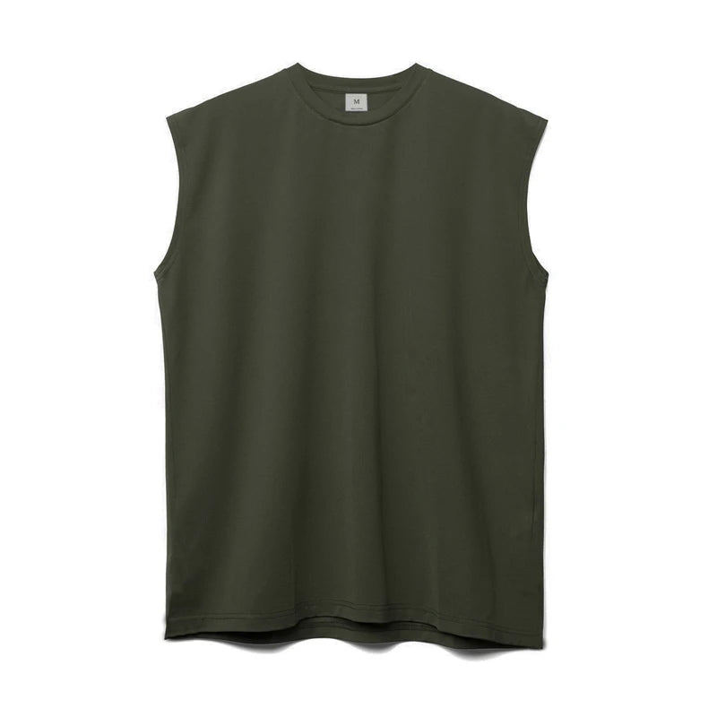 Men Breathable Exercise Tank Top Sports Casual Sleeveless T-shirts Gym Clothing