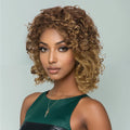 European and American Gradient Small Fluffy Women's Short Curly Hair Wig