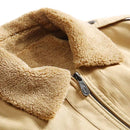 Men Wool Coats Winter Bomber Jacket Jackets Male Warm Pilot Jackets Outwear Casual Fleece Embroidery Coats