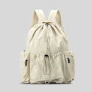 Drawstring Backpacks for Women Casual Lightweight Nylon Travel Bag