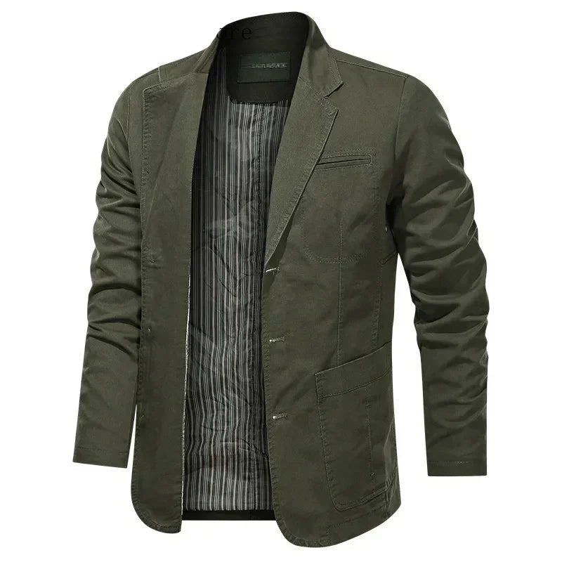 Spring Autumn Blazers Men Slim Casual Business Handsome Suits Men's Blazers Tops