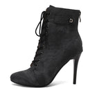 Women's Ankle Boots Short Boot Autumn Spring Denim Shoes Female